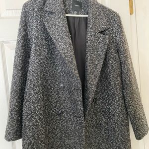 Forever 21 grey wool-like jacket